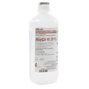 NaCl 0,9 % Kochsalzlösung Isotonisch – 500 Ml Flasche, Steril & PH-neutral, Von Fresenius – Ideal Für Nasenspülung, Wundreinigung, Babys & Kleinkinder, 12 Stück